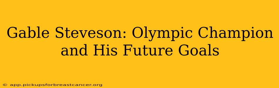 Gable Steveson: Olympic Champion and His Future Goals